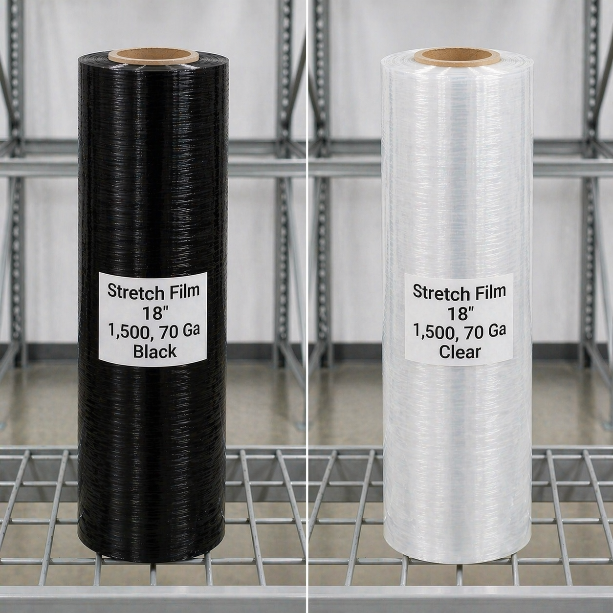 Stretch Film 1500 ft 70 Gauge Clear